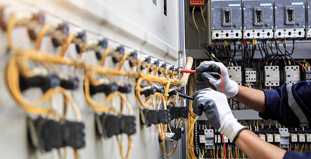 Professional Electrician technician working in Greenville, IN